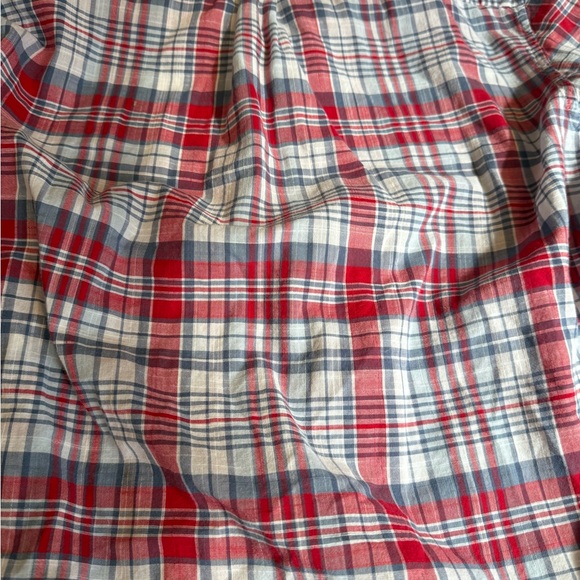 Men's Red Plaid Shirt Vineyard Vines Large - Picture 6 of 8